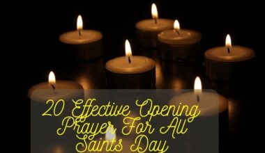 Opening Prayer For All Saints Day
