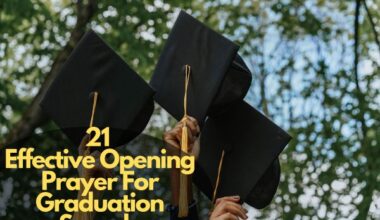 Opening Prayer For Graduation Sample