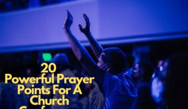 Prayer Points For A Church Conference