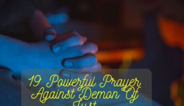 Prayer Against Demon Of Lust