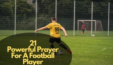 Prayer For A Football Player
