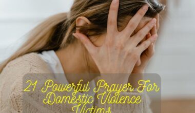 Prayer For Domestic Violence Victims