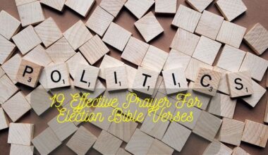 Prayer For Election Bible Verses