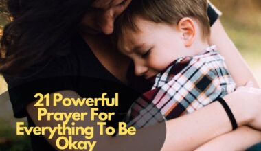Prayer For Everything To Be Okay