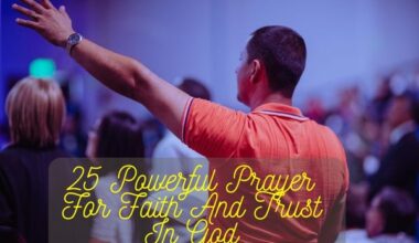 Prayer For Faith And Trust In God