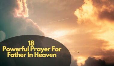 Prayer For Father In Heaven