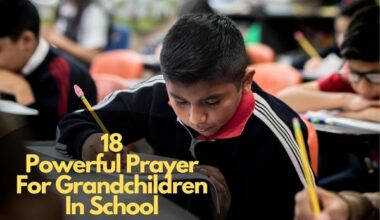 Prayer For Grandchildren In School