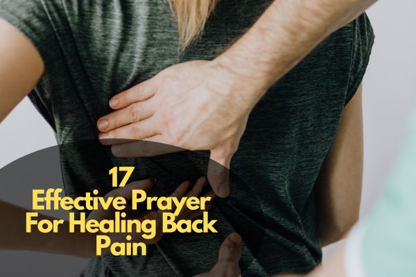 Prayer For Healing Back Pain