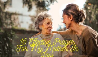 Prayer For My Mother In Law