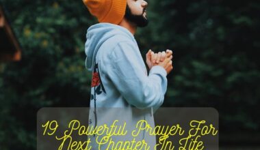 Prayer For Next Chapter In Life