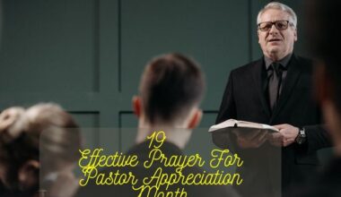 Prayer For Pastor's Appreciation Month