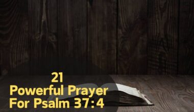 Prayer For Psalm 37:4