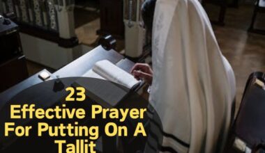 Prayer For Putting On A Tallit