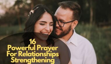 Prayer For Relationships Strengthening