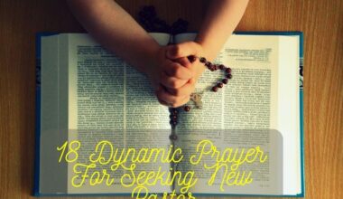 Prayer For Seeking New Pastor