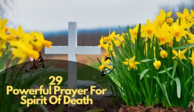 Prayer For Spirit Of Death