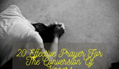 Prayer For The Conversion Of Sinners