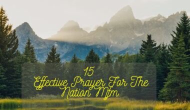 Prayer For The Nation Mfm