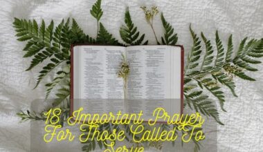 Prayer For Those Called To Serve