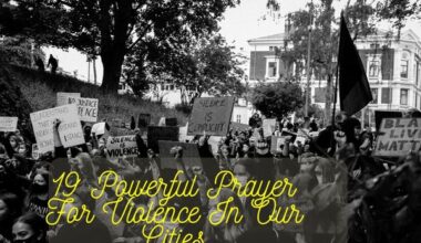 Prayer For Violence In Our Cities