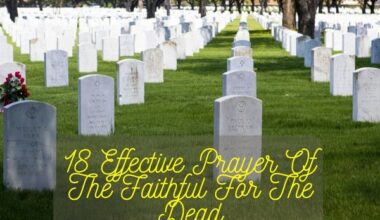 Prayer Of The Faithful For The Dead