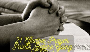 Prayer Points Before Going To Bed