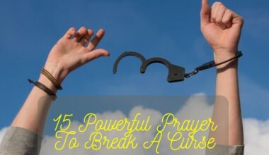 Prayer To Break A Curse