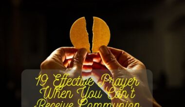 Prayer When You Can't Receive Communion