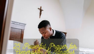 Prayer for Generosity St Ignatius