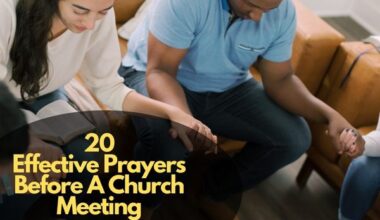 Prayers Before A Church Meeting