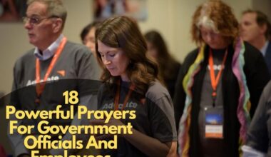 Prayers For Government Officials And Employees