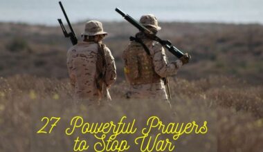 Prayers to Stop War