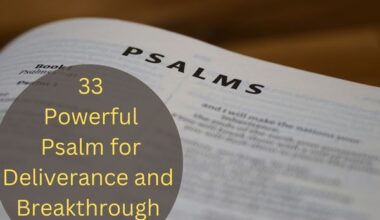 Psalm for Deliverance and Breakthrough