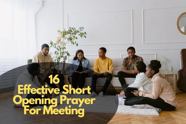 Short Opening Prayer For Meeting
