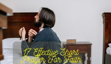 Short Prayer For Faith