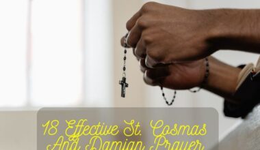 St. Cosmas And Damian Prayer