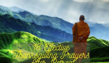 Thanksgiving Prayers After Retreat