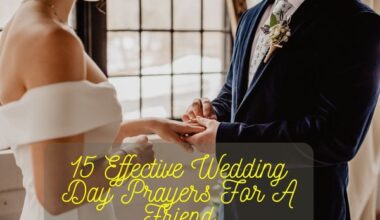 Wedding Day Prayers For A Friend
