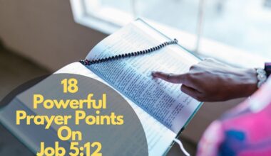 18 Powerful Prayer Points On Job 5:12