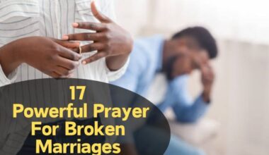 Prayer For Broken Marriages