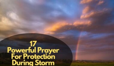 Prayer For Protection During Storm