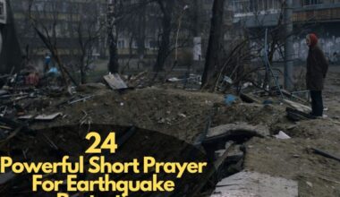 Short Prayer For Earthquake Protection