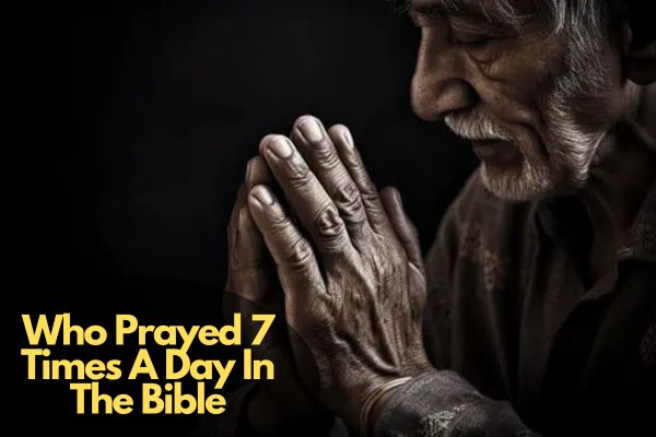 Who Prayed 7 Times A Day In The Bible
