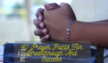 Prayer Points For Breakthrough And Success